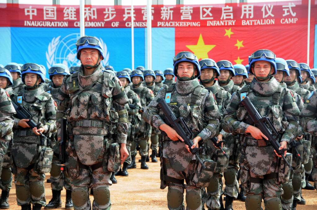 จีนเข้าร่วมปฏิบัติการรักษาสันติภาพ