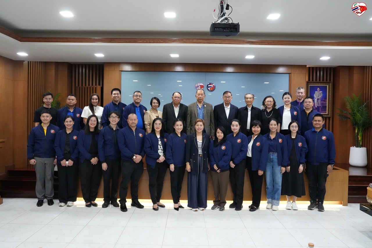 ชมรมนักเรียนทุนข้าราชการศิษย์เก่า ม.ฮว๋าเฉียว สาธารณรัฐประชาชนจีน เข้าเยี่ยมสวัสดีปีใหม่สมาคมฯ